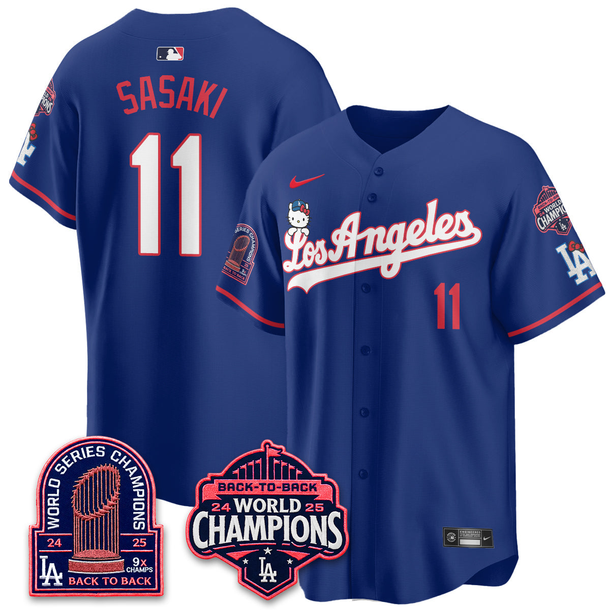LAD x Hello Kitty Night 2026 Vapor Jersey - All Stitched - V2