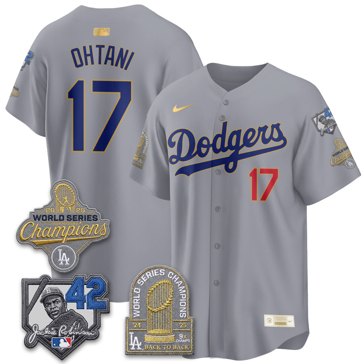 LAD 2026 Jackie Robinson New Era Vapor Limited Jersey - All Stitched