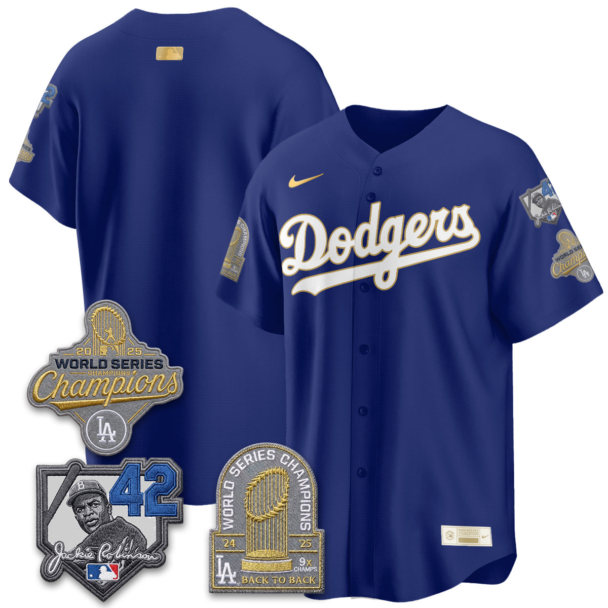 LAD 2026 Jackie Robinson New Era Vapor Limited Jersey - All Stitched