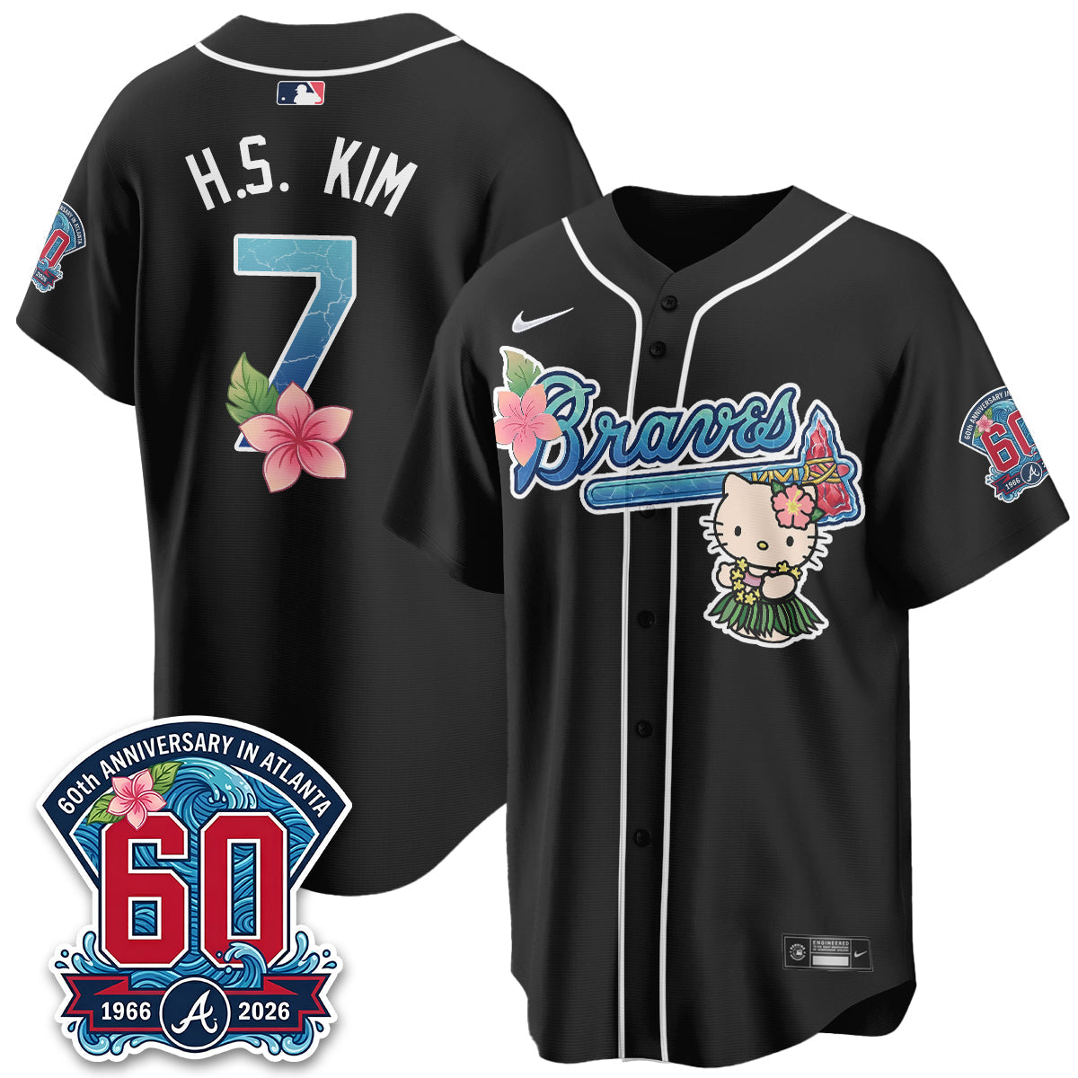 ATL x Meow Aloha Spirit Vapor Jersey - Stitched