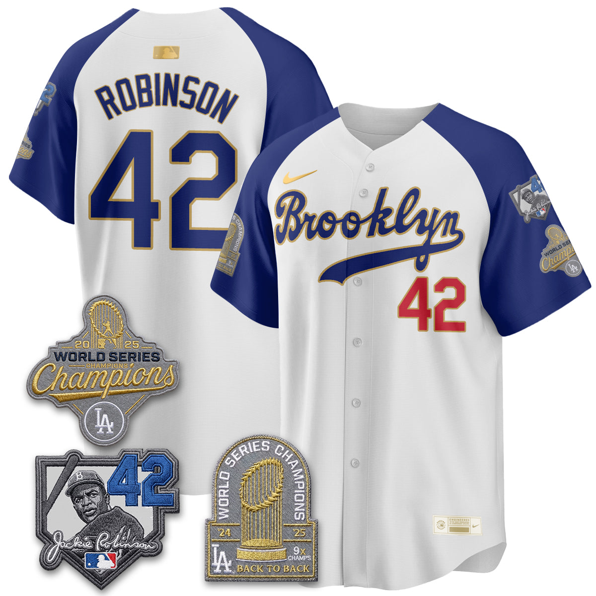 LAD 2026 Brooklyn Jackie Robinson Limited Jersey - All Stitched