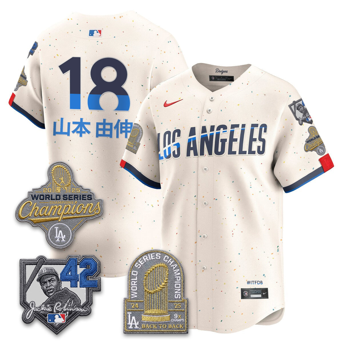 LAD 2026 Jackie Robinson New Era Vapor Limited Jersey - Stitched