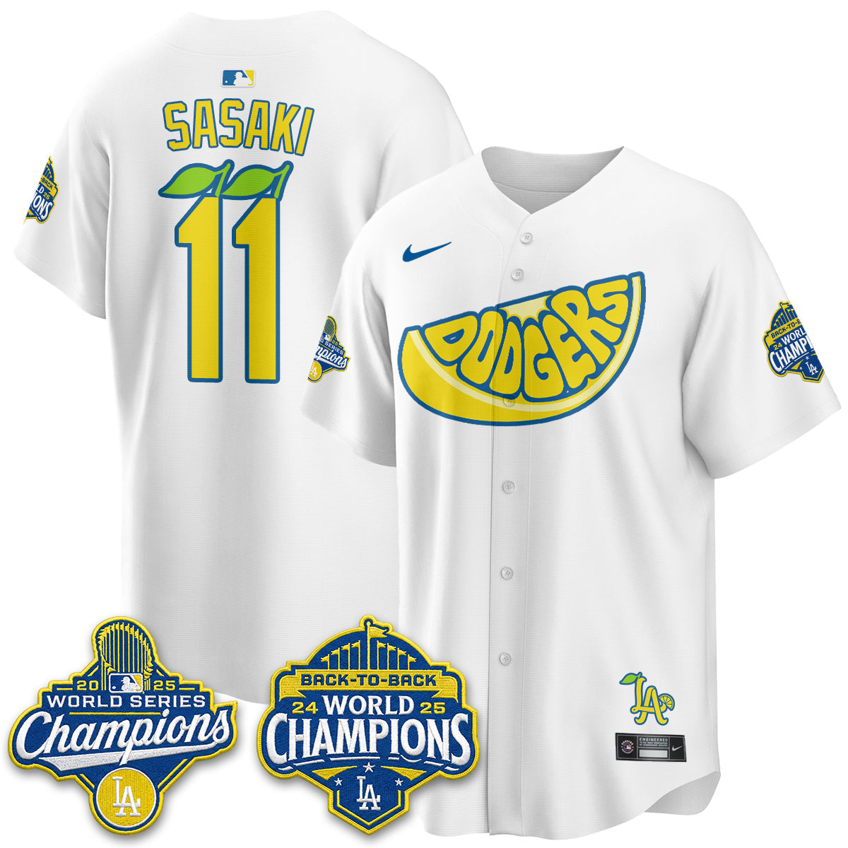 LAD Lemonade Collection Vapor Jersey - Stitched