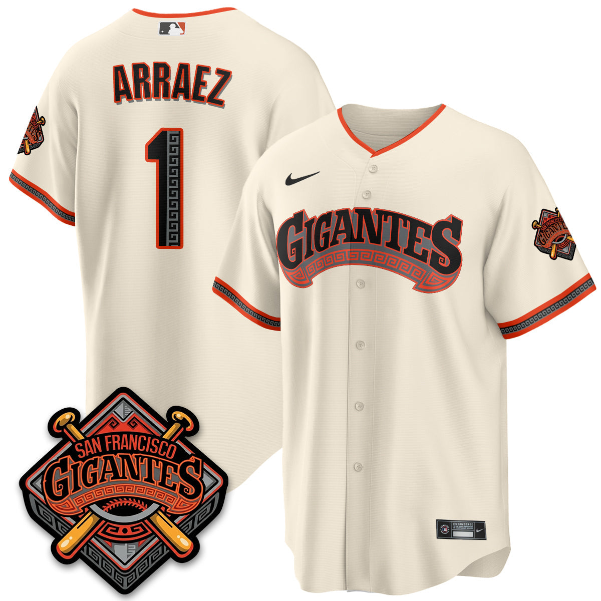 SF GIGANTES Vapor Limited Jersey - Stitched