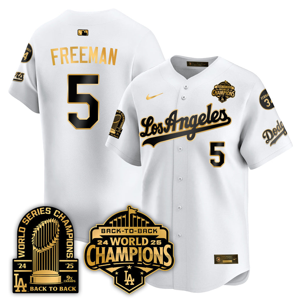 LAD Alternate  Vapor Limited Jersey - 9x Champs - Stitched