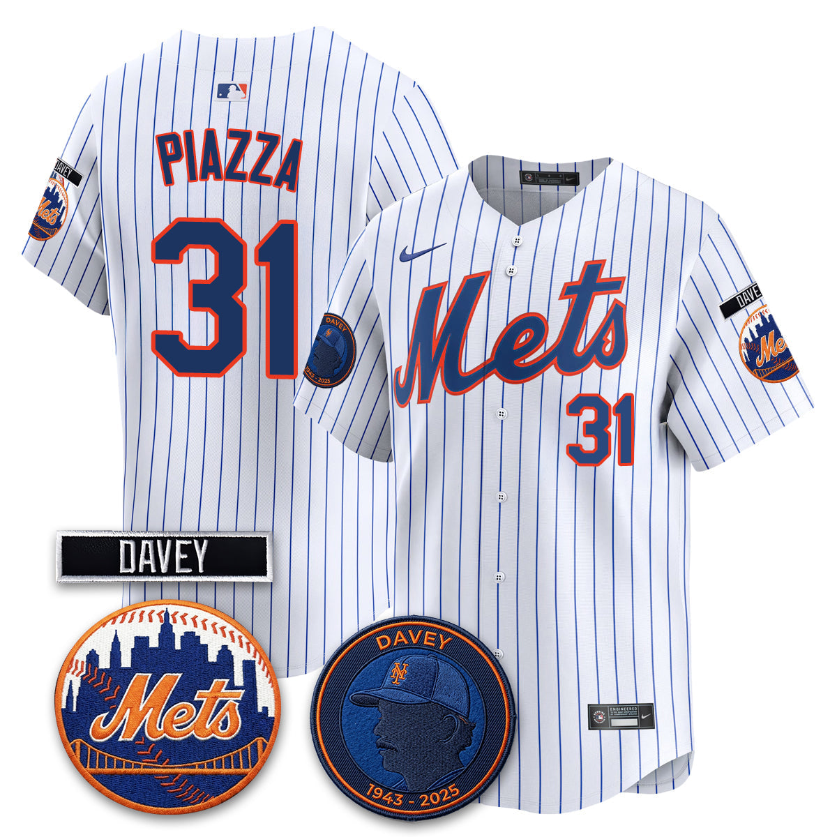 NYM 2026 Davey Johnson In Memoriam Vapor Limited Jersey - All Stitched