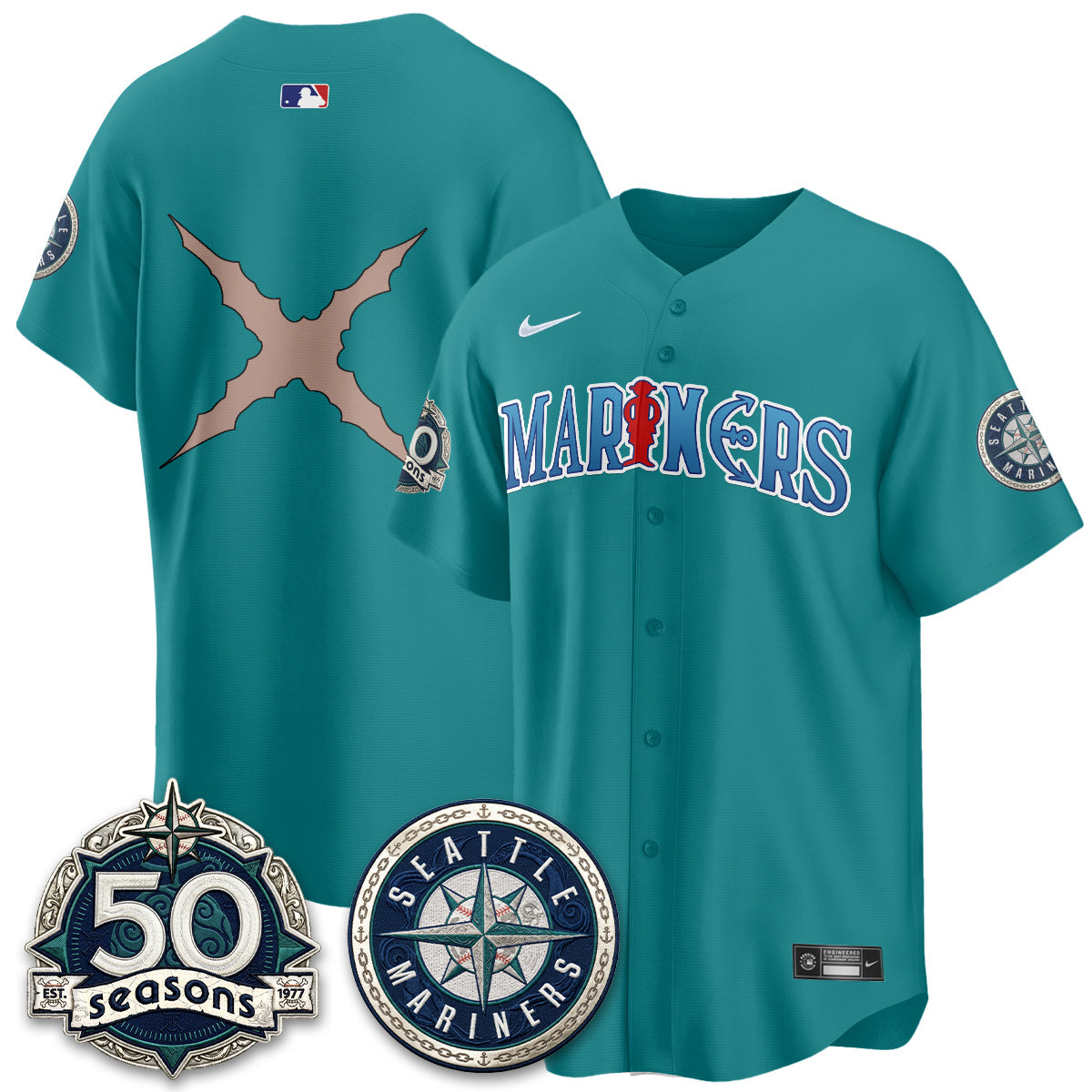 SEA x Japanese Cartoon Vapor Limited Jersey - Stitched