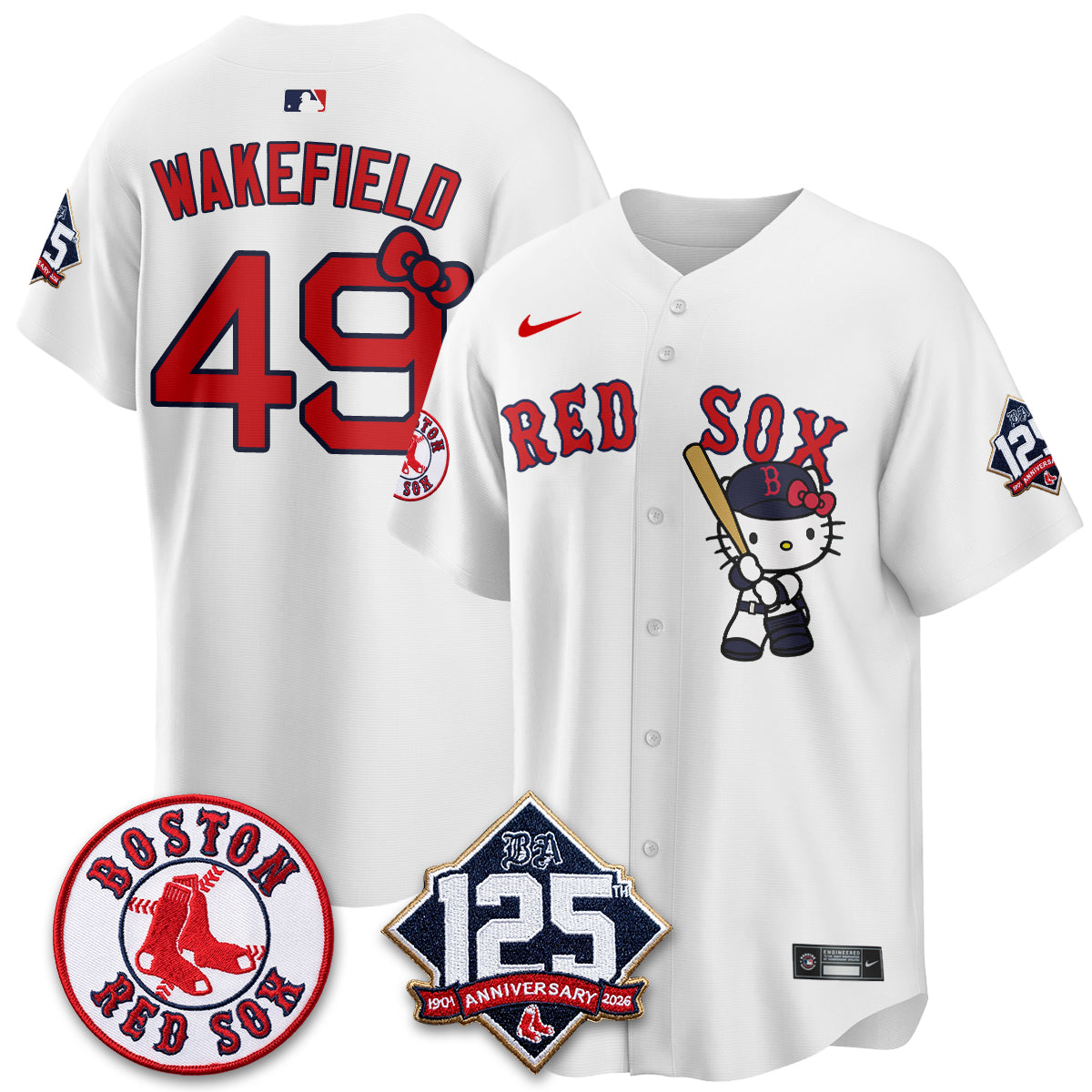 BOS x Meow KT Vapor Limited Pink Jersey - Stitched