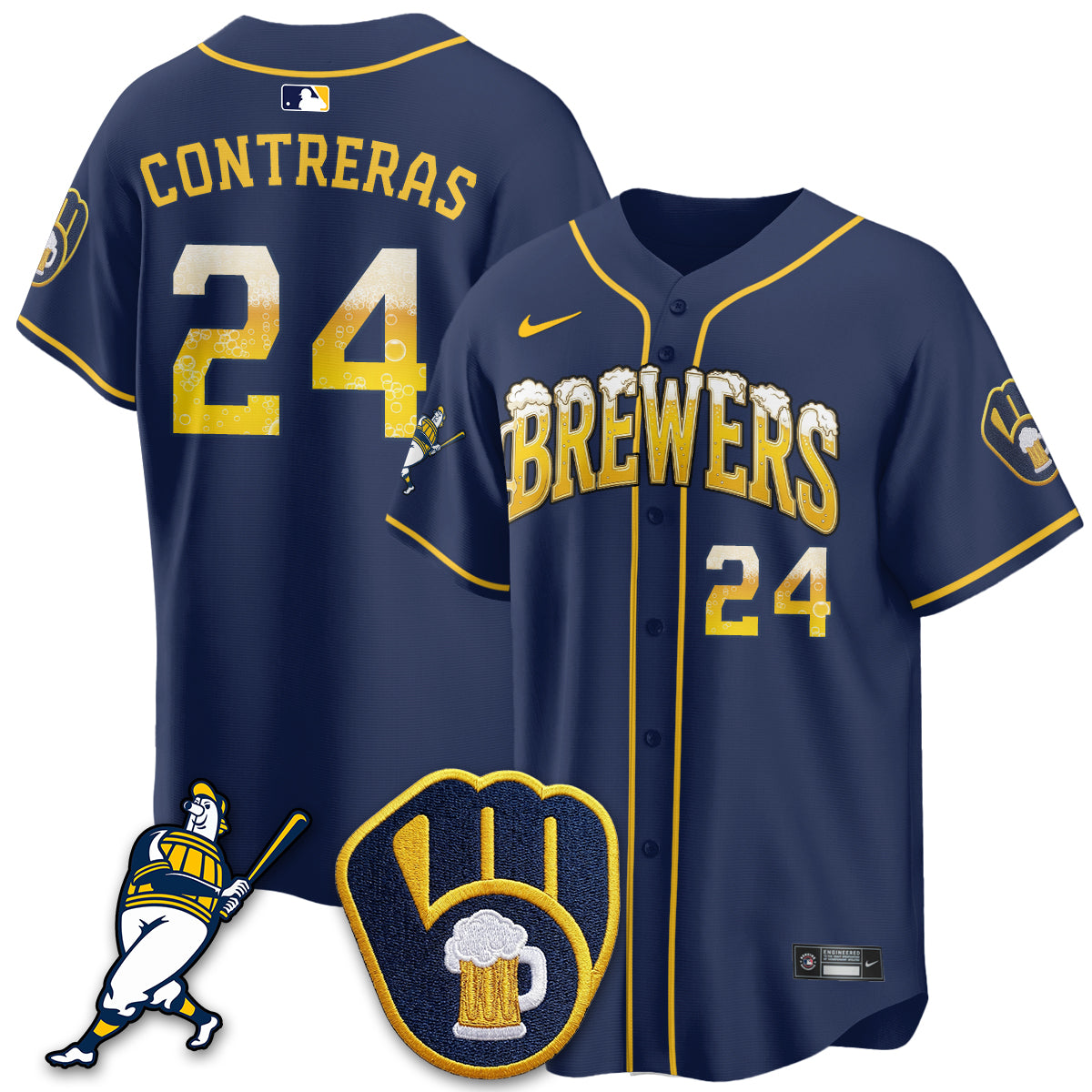 MIL "Pitcher & Pint" Edition Vapor Limited Jersey - Stitched