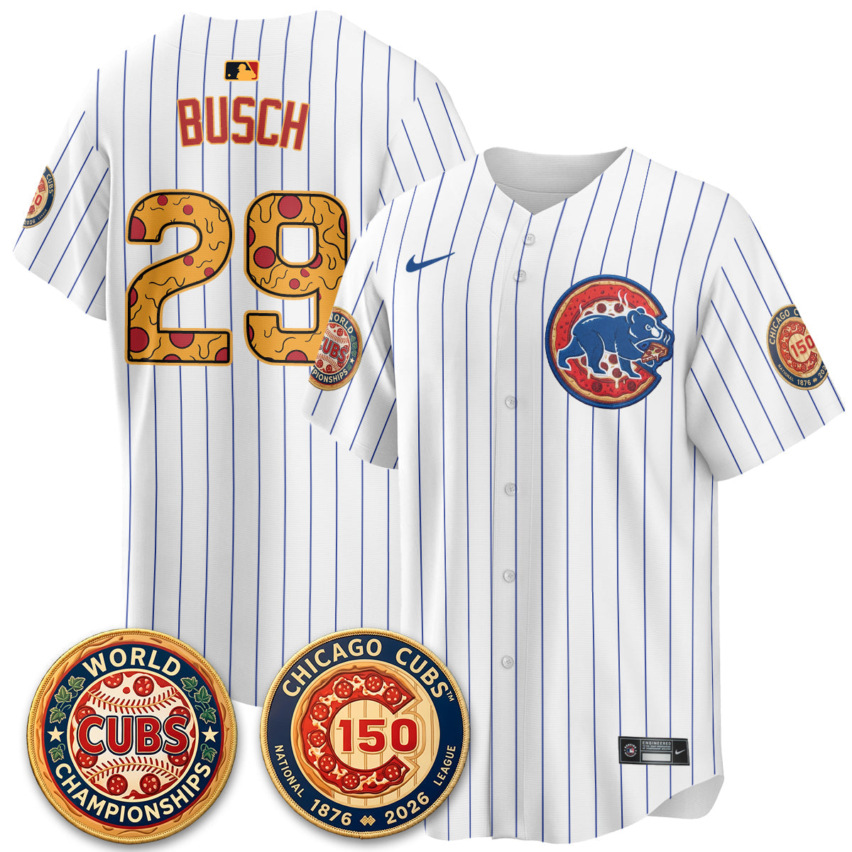 CHC Deep Dish Pizza Vapor Limited Jersey - Stitched