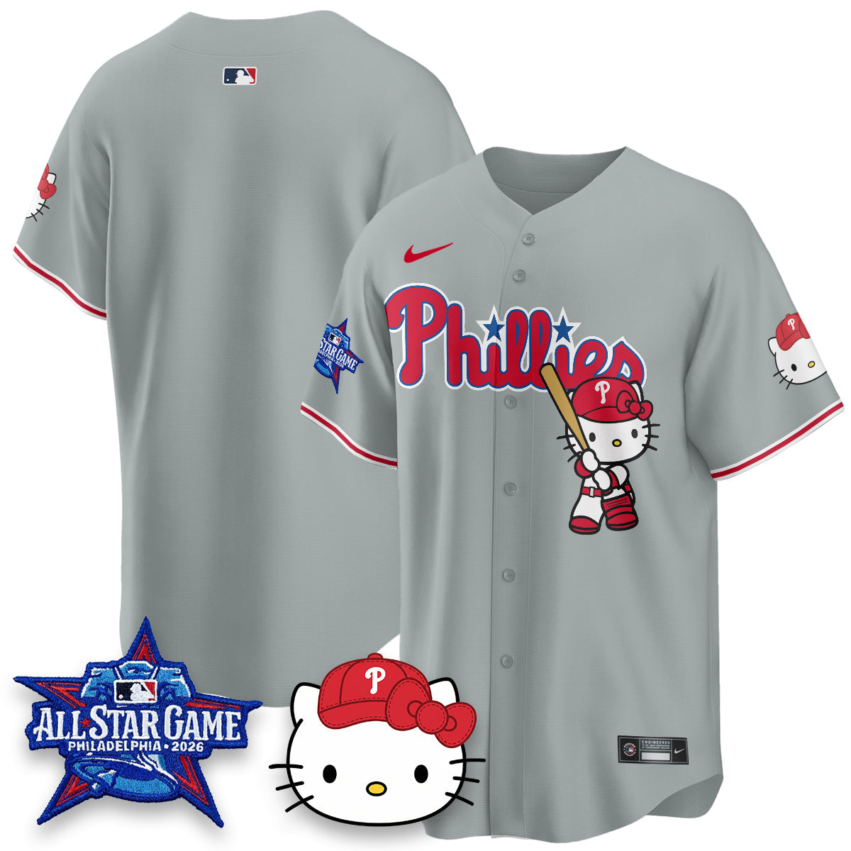 PHI x Meow Kitty Vapor Limited Blue Jersey- Stitched
