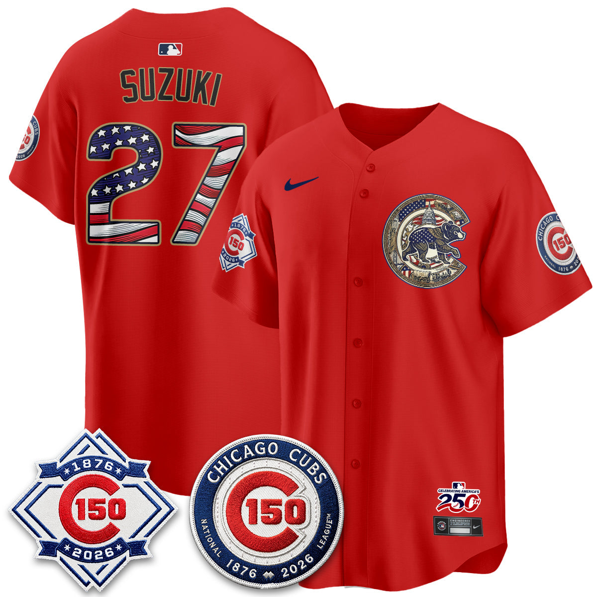 CHC 2026 Independence Day USA Vapor Limited Jersey - Stitched