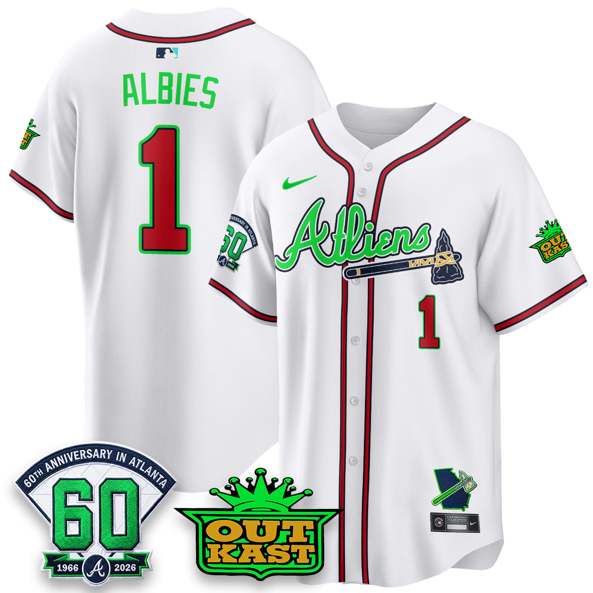 ATL x Atliens Cool Base Galaxy Version Jersey - Stitched