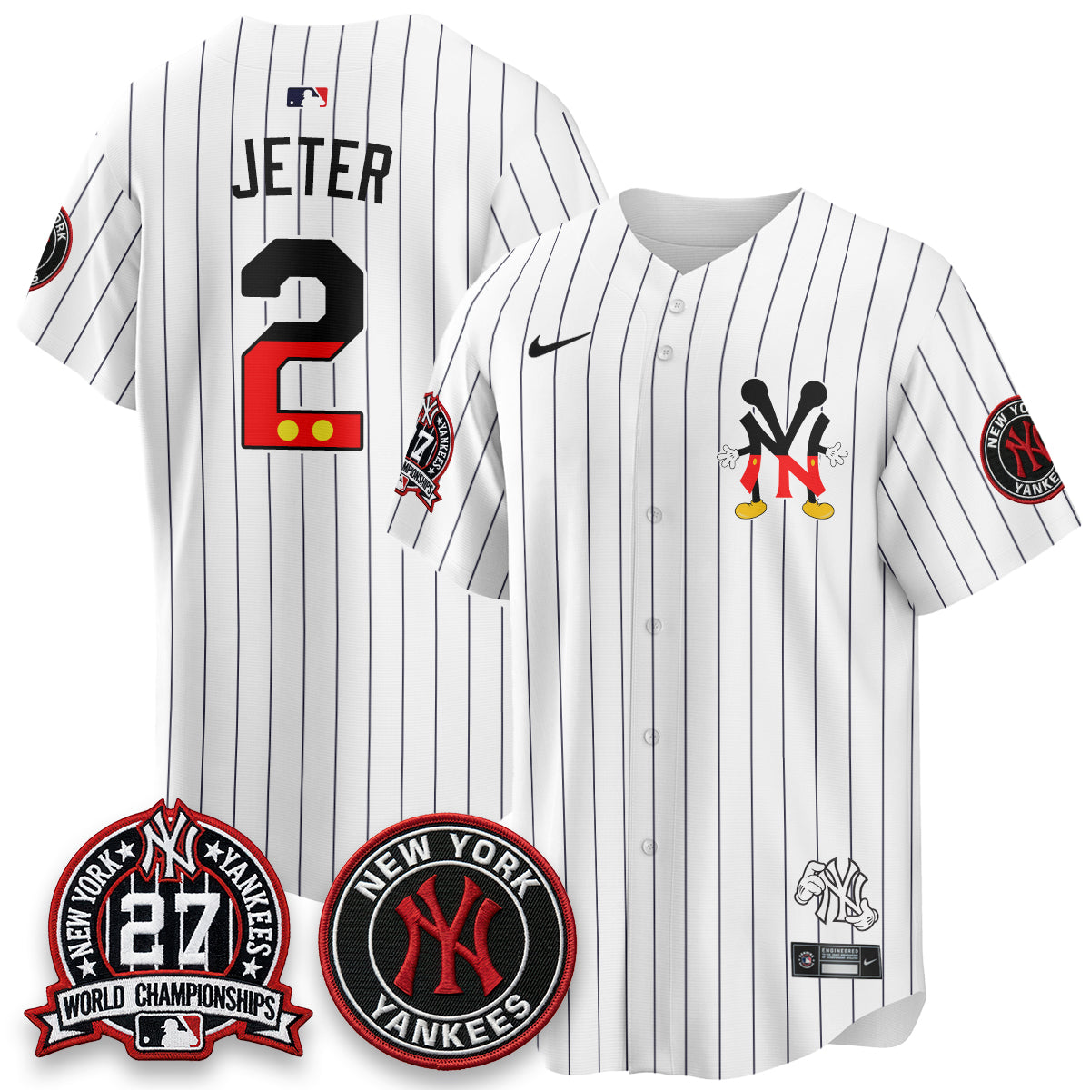 NYY x Mouse Vapor Limited Jersey - Stitched
