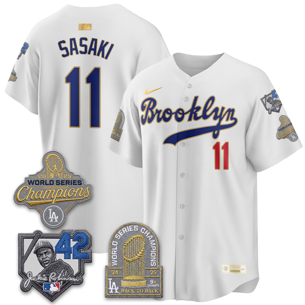 LAD 2026 Brooklyn Jackie Robinson Limited Jersey - All Stitched