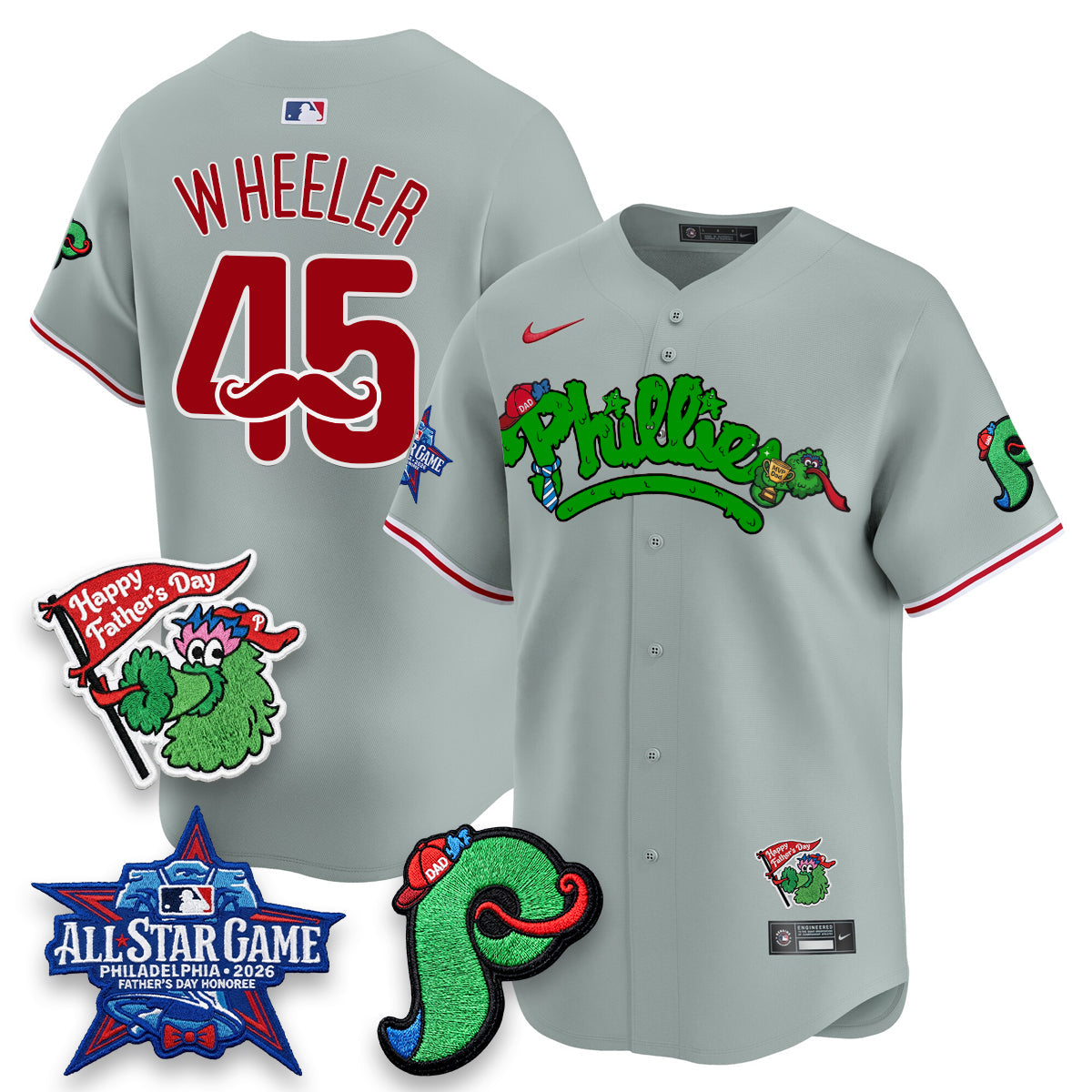 PHI Happy Father's Day Vapor Jersey - Stitched