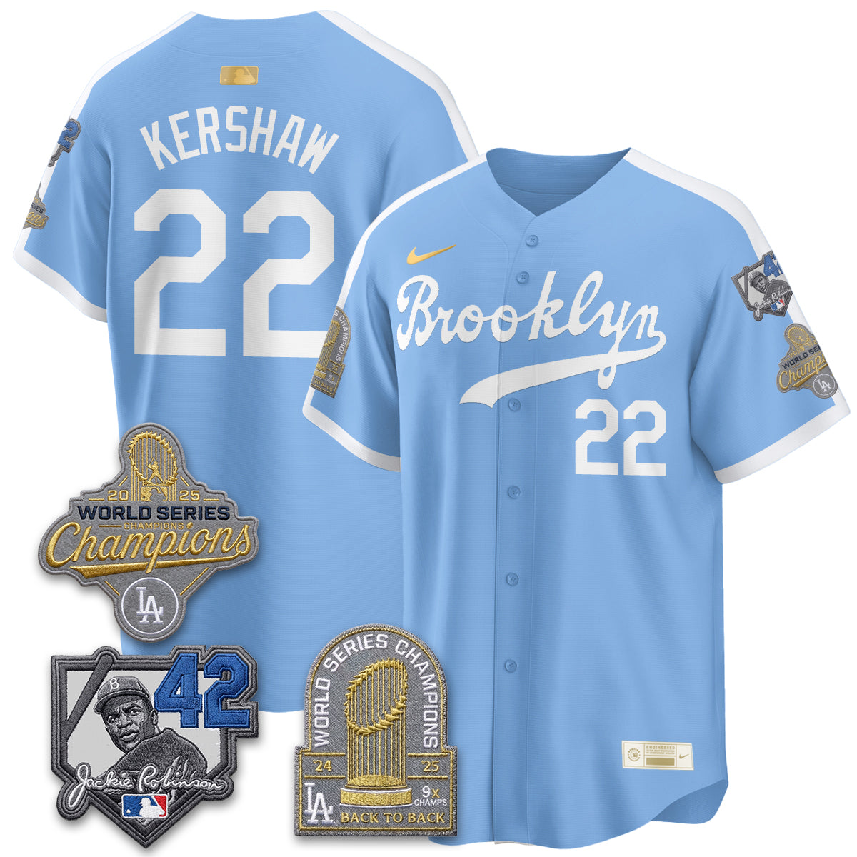 LAD 2026 Brooklyn Jackie Robinson Limited Jersey - All Stitched