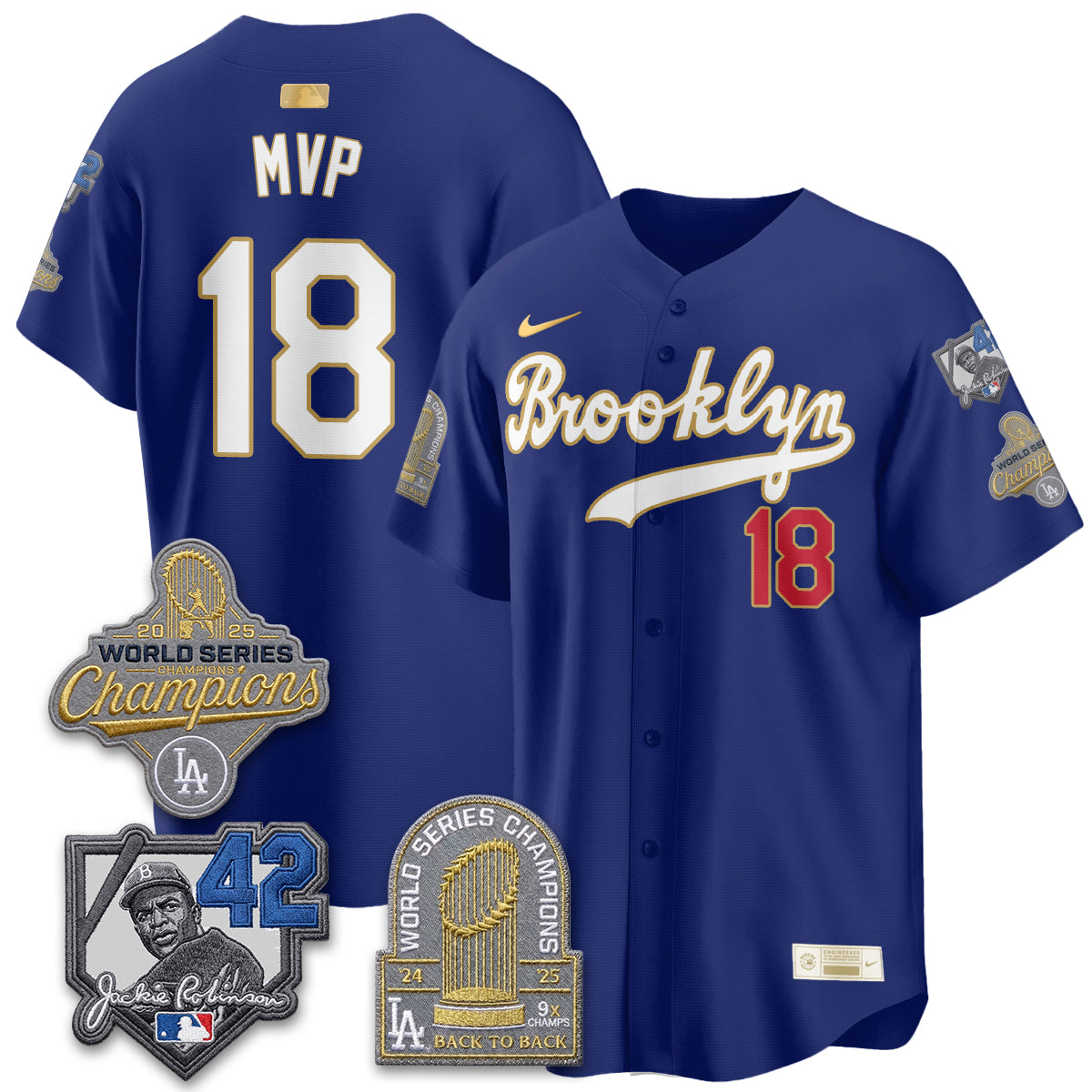 LAD 2026 Brooklyn Jackie Robinson Limited Jersey - All Stitched