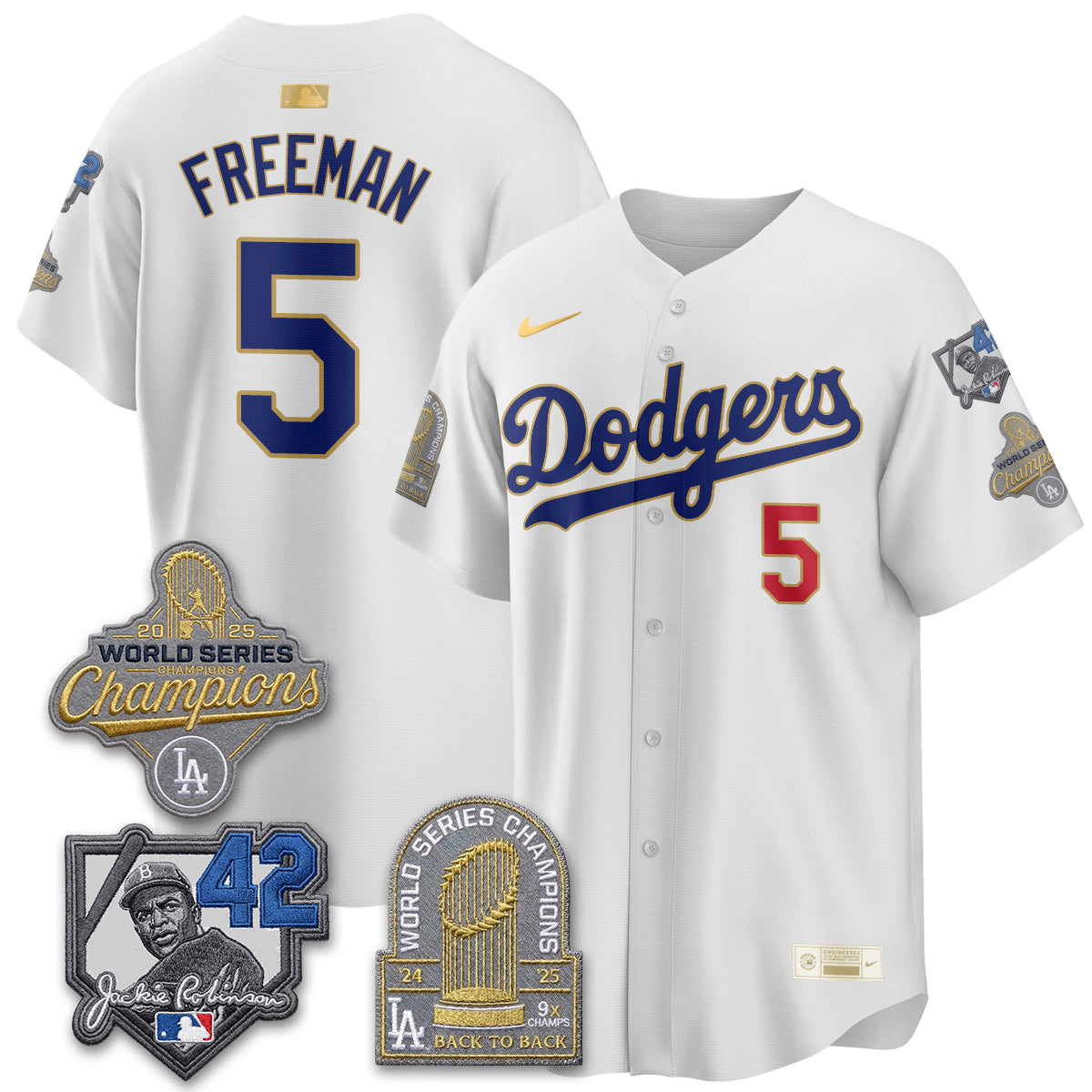 LAD 2026 Jackie Robinson New Era Vapor Limited Jersey - Stitched