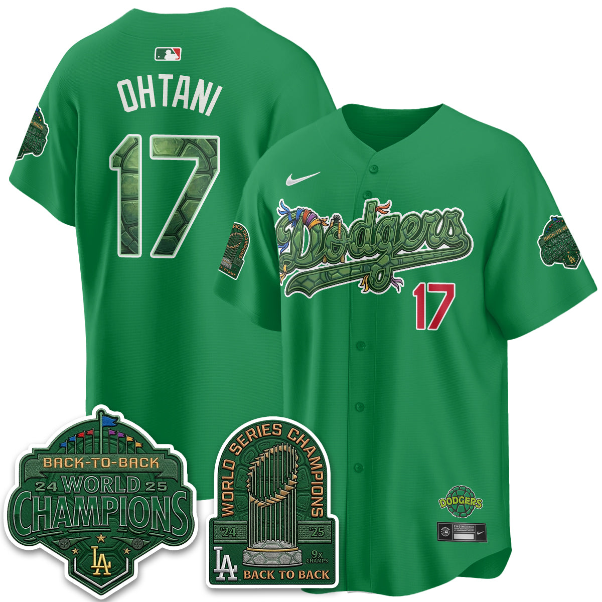 LAD x TMNT 2026 Vapor Jersey - Stitched