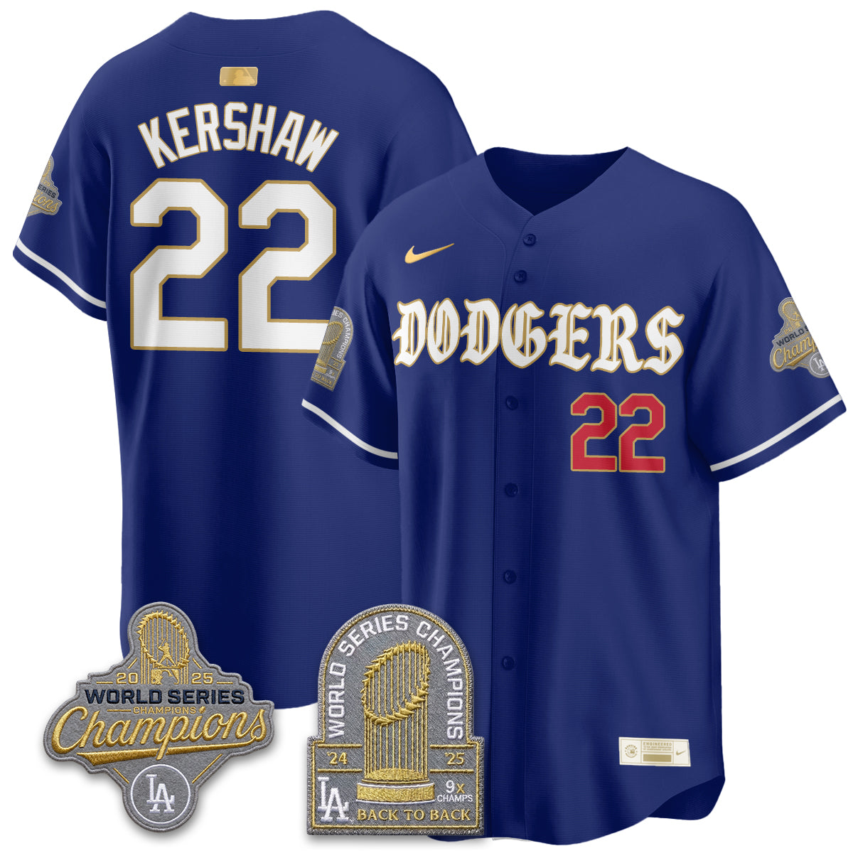 LAD Vapor Limited Jersey - Back to Back 9x Champs - All Stitched