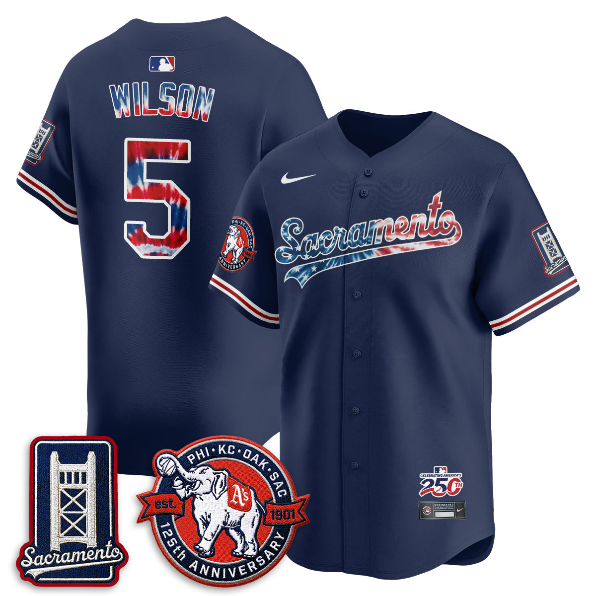 OAK Americana 2026 Vapor Limited Jersey - Stitched