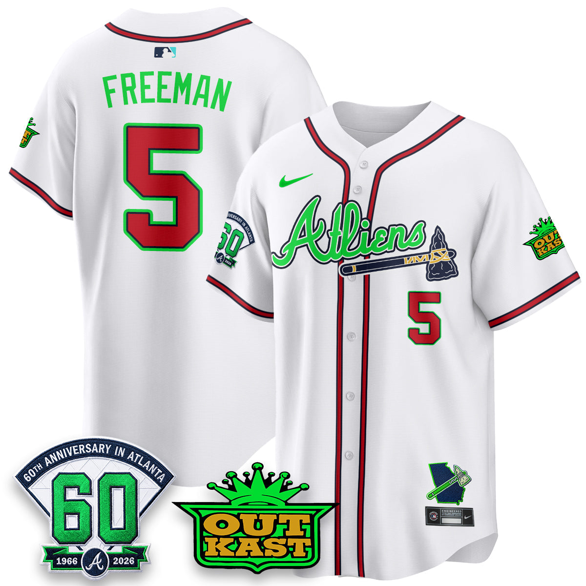 ATL x Atliens Cool Base Galaxy Version Jersey - Stitched