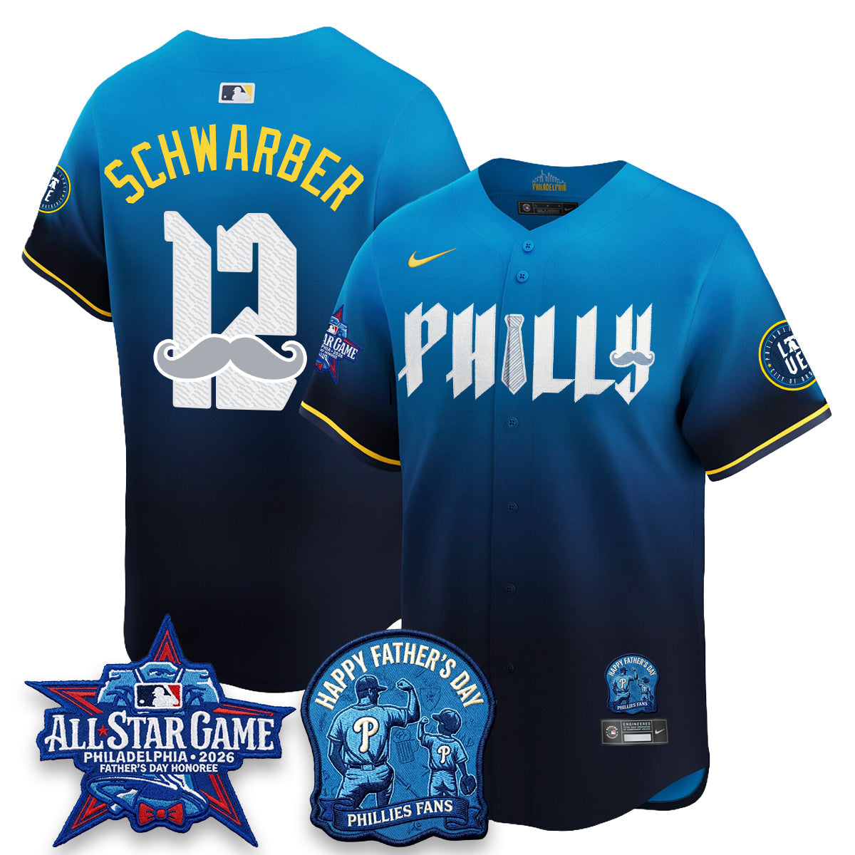 PHI Happy Father's Day Vapor Jersey - Stitched
