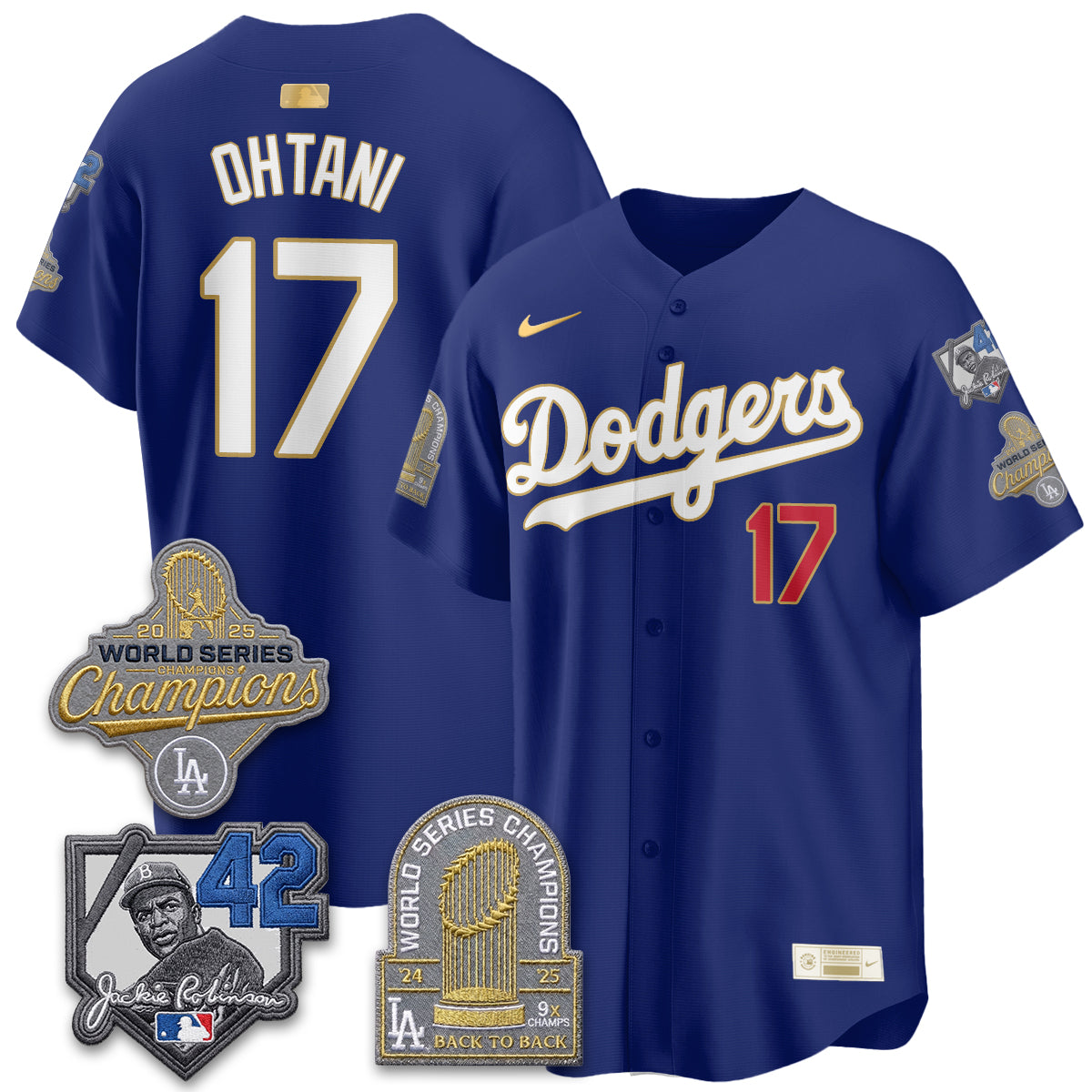 LAD 2026 Jackie Robinson New Era Vapor Limited Jersey - Stitched