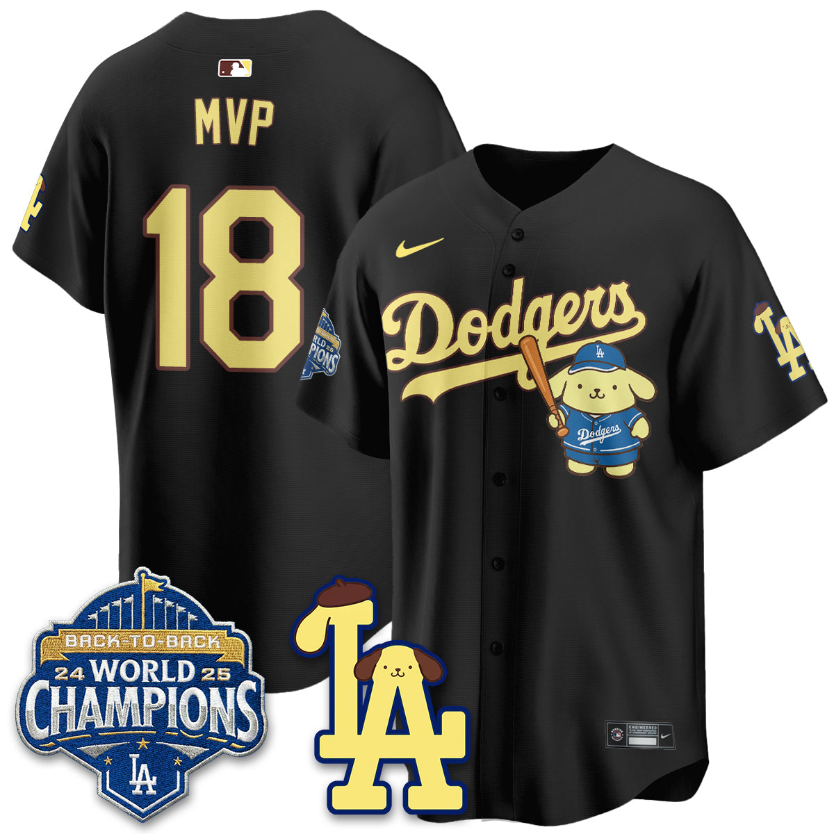 LAD Pompompurin Edition Vapor Jersey - Stitched