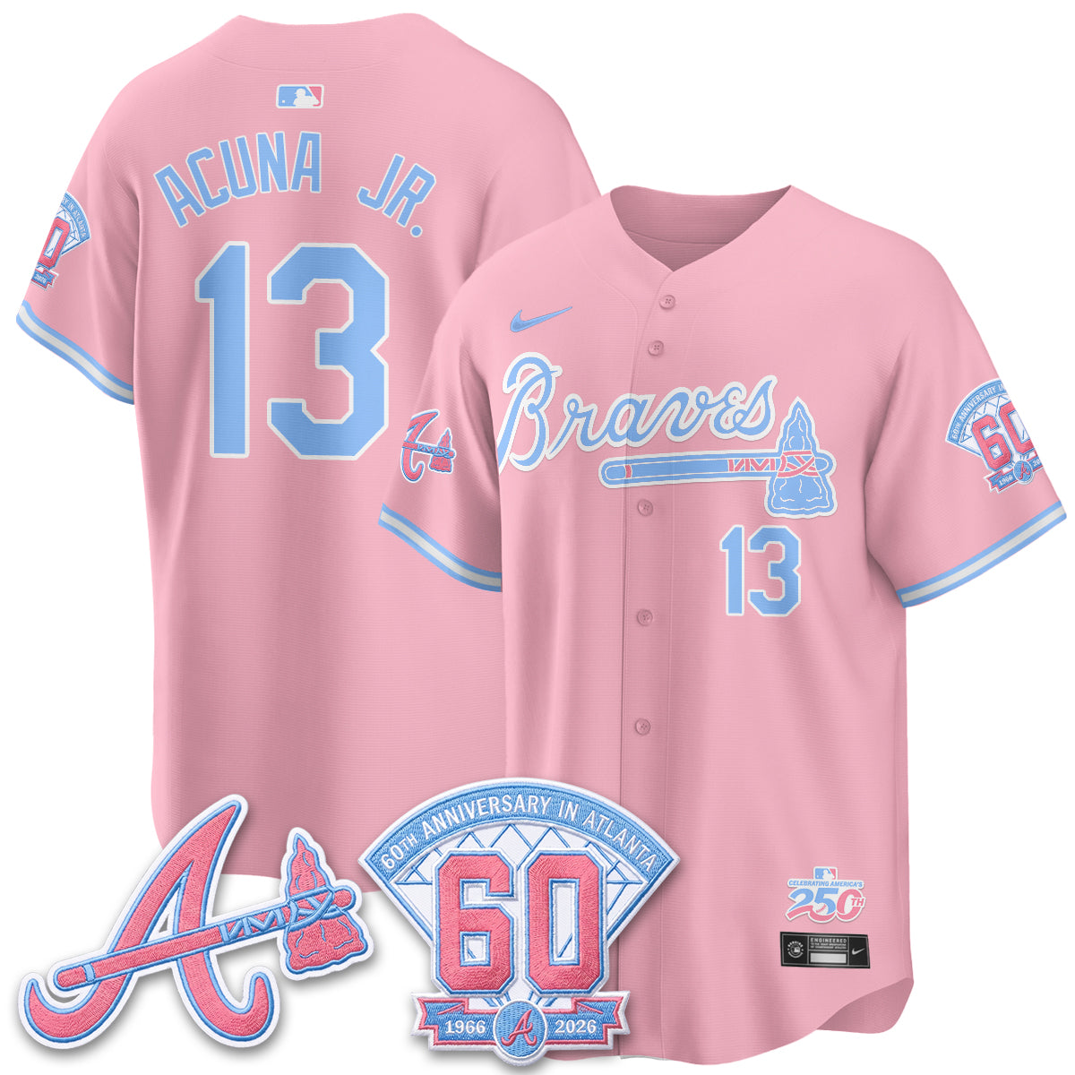 ATL x Bubblegum Vapor Jersey - Stitched