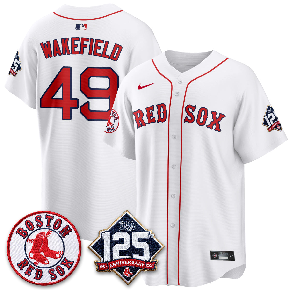 BOS 125th Anniversary Patch Vapor Jersey - Stitched