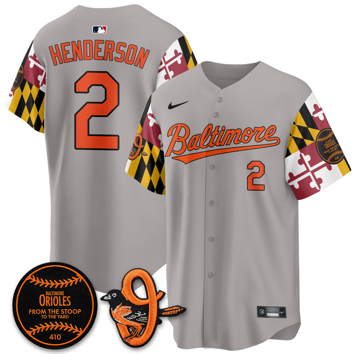 BAL 2026 x Maryland State Flag Vapor Jersey - All Stitched V2