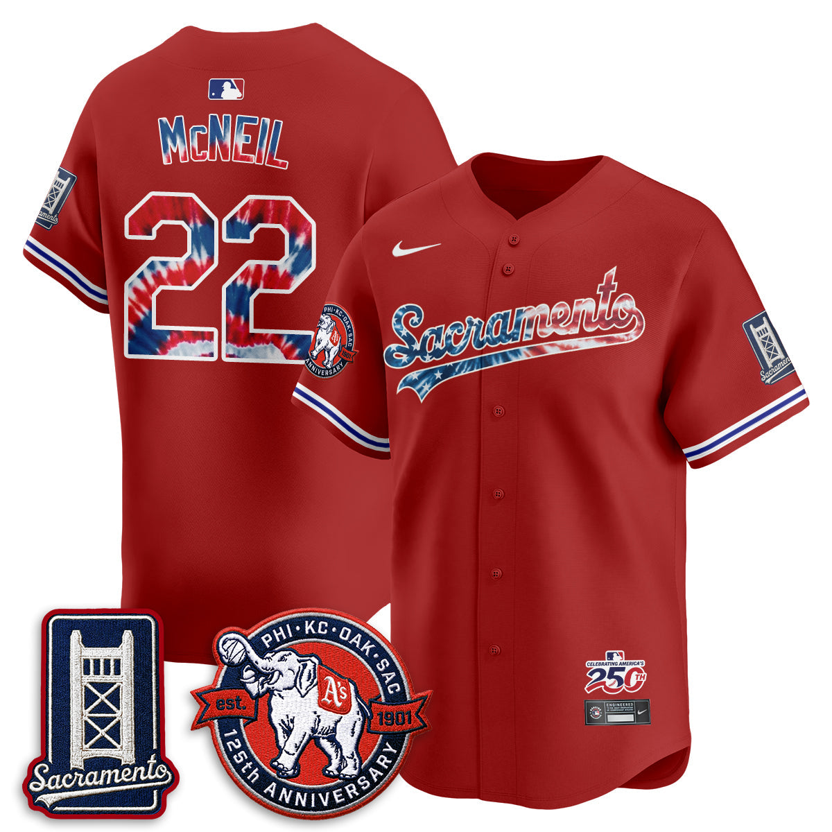 OAK Americana 2026 Vapor Limited Jersey - Stitched