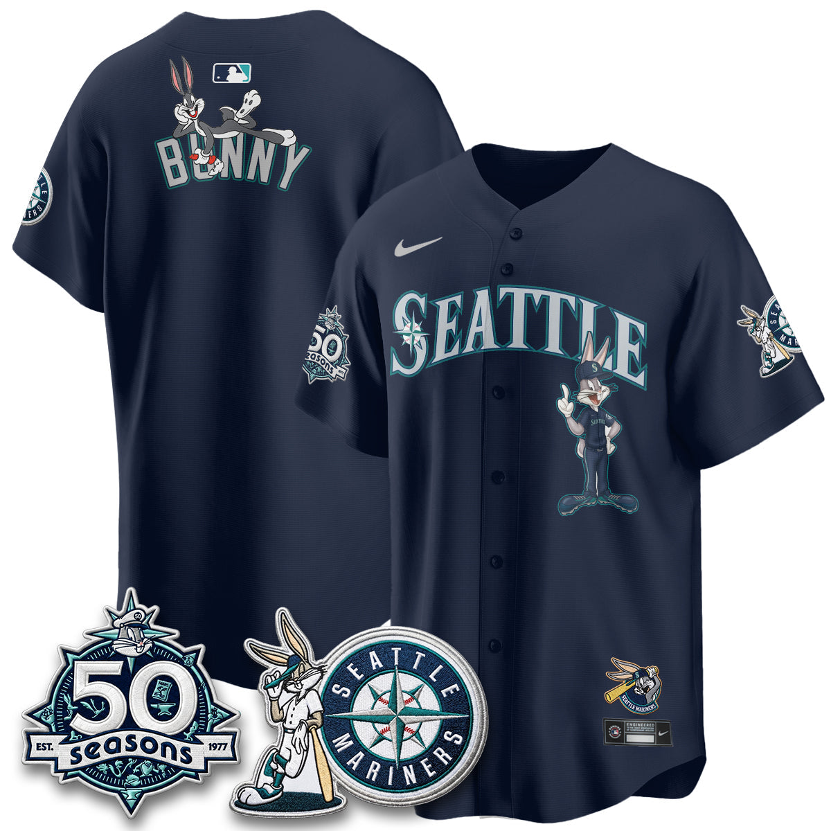 SEA x Bunny Vapor Premier Limited Jersey - Stitched