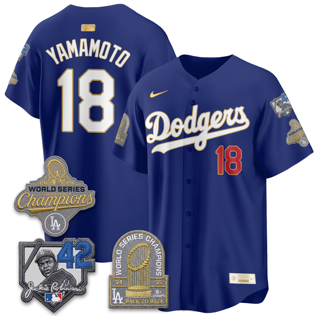 LAD 2026 Jackie Robinson New Era Vapor Limited Jersey - All Stitched