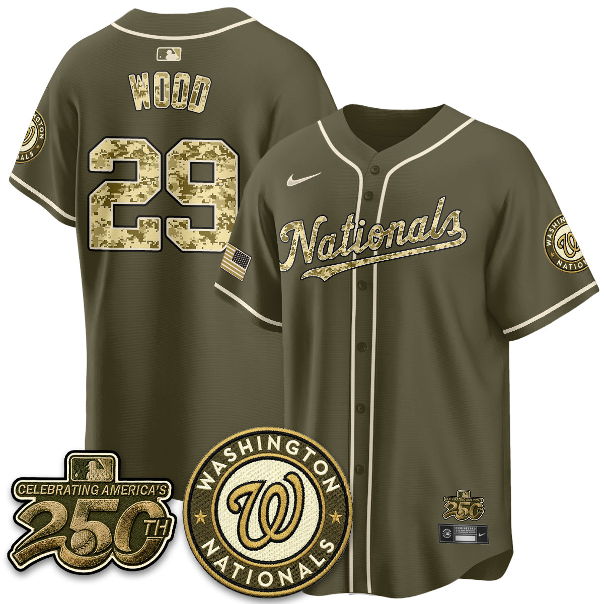 WSH Salute to Service 2026 Vapor Limited Jersey - Stitched