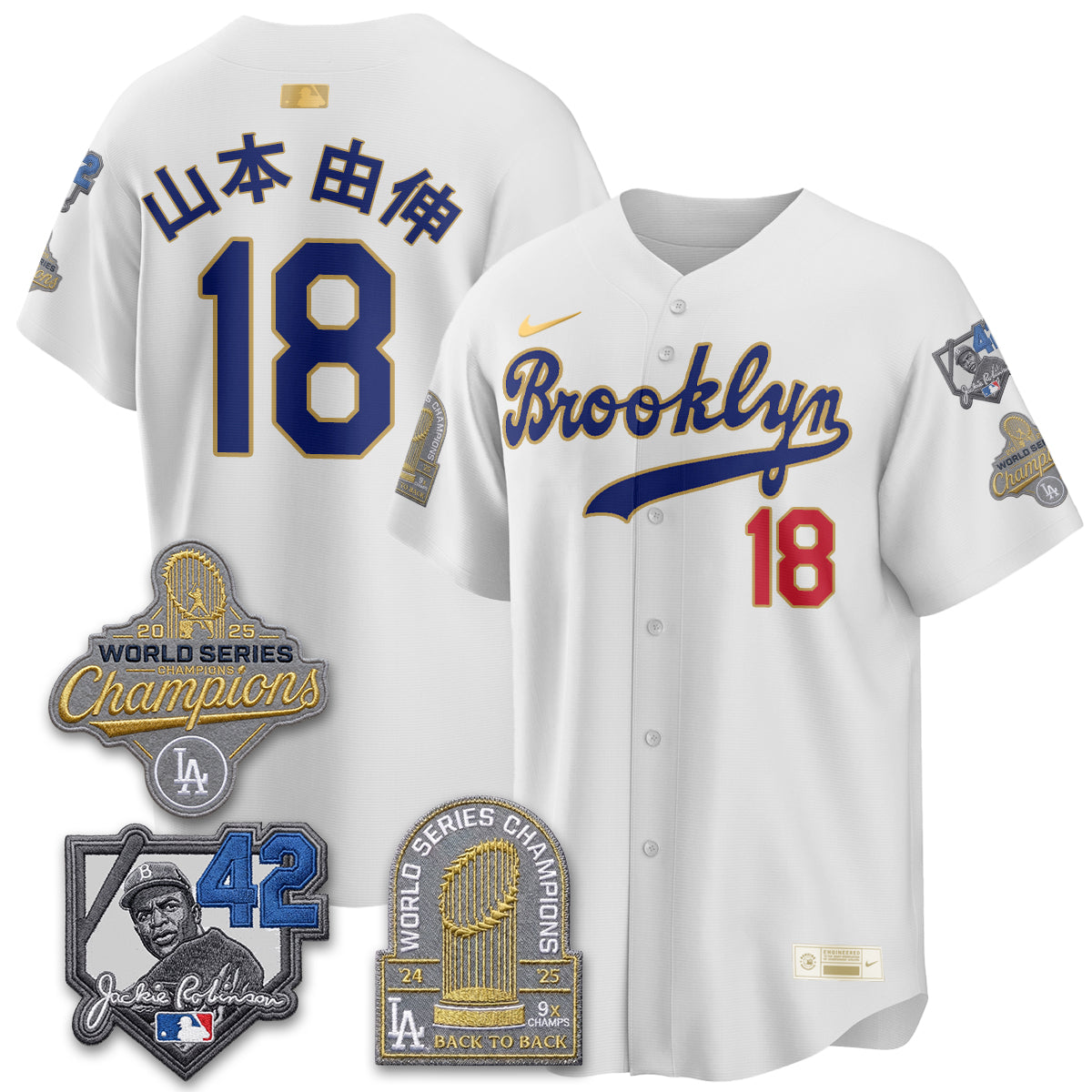 LAD 2026 Brooklyn Jackie Robinson Limited Jersey - Stitched