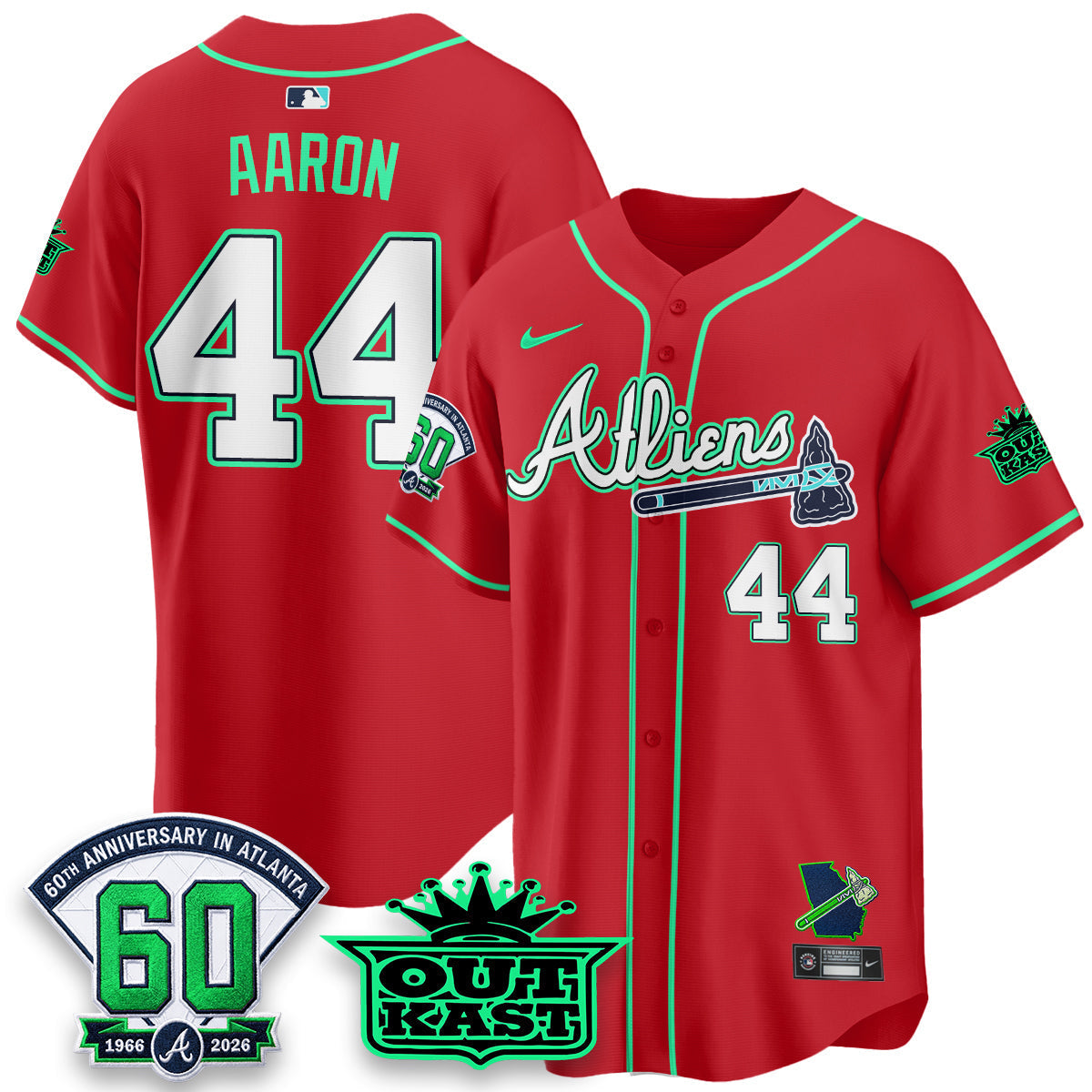 ATL x Atliens Cool Base Galaxy Version Jersey - Stitched (44)
