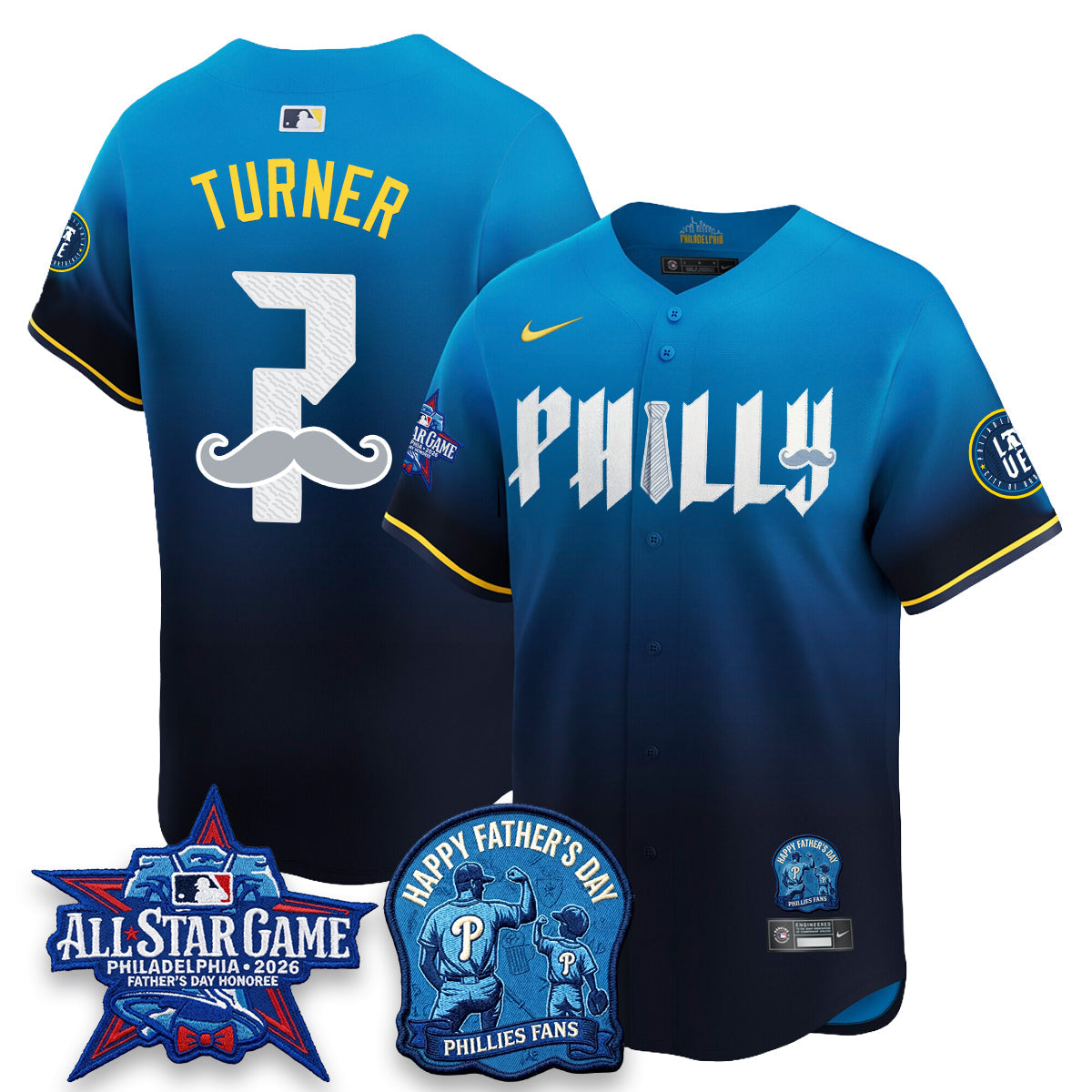 PHI Happy Father's Day Vapor Jersey - Stitched