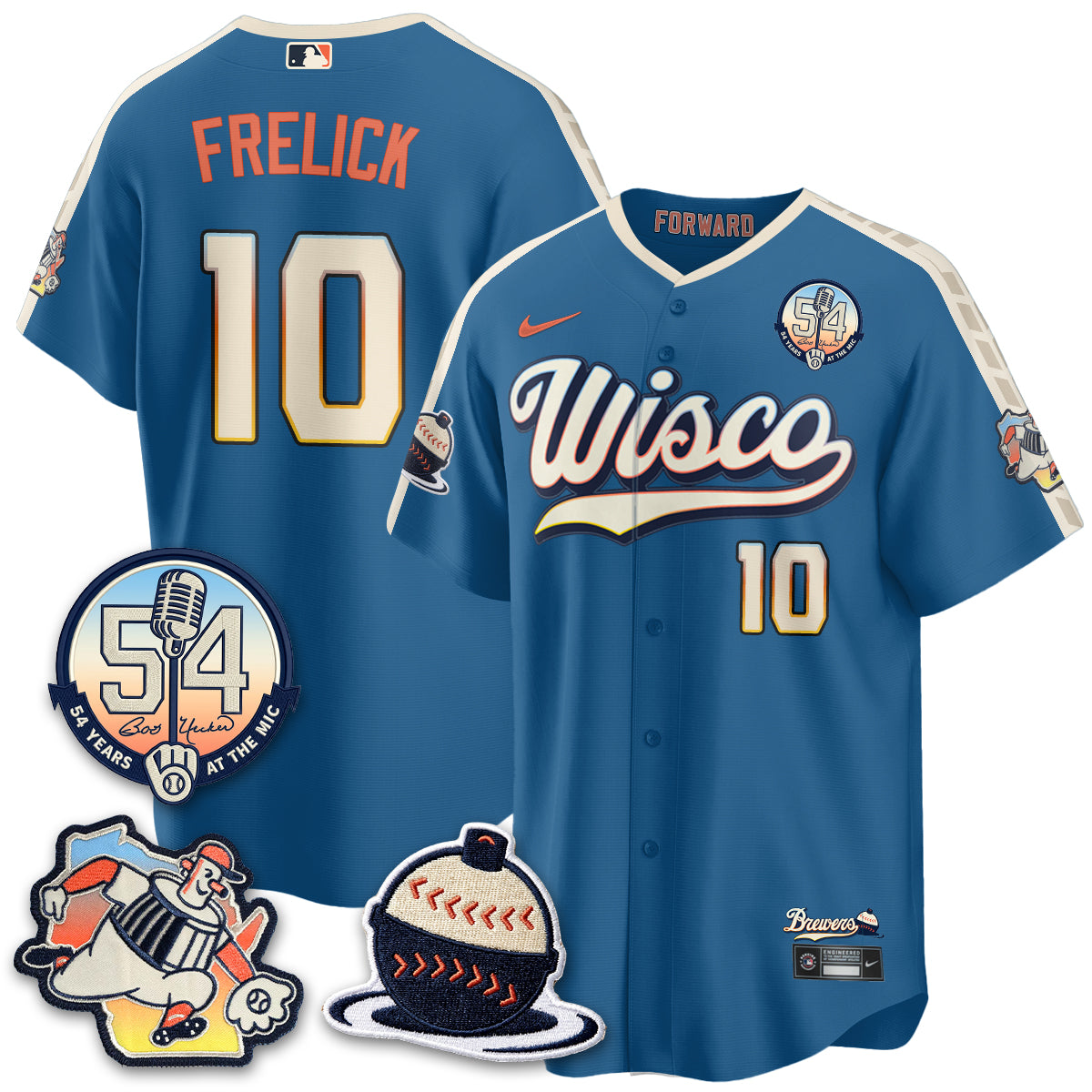 MIL 2026 City Connect Bob Uecker Vapor Limited Jersey - Stitched V1