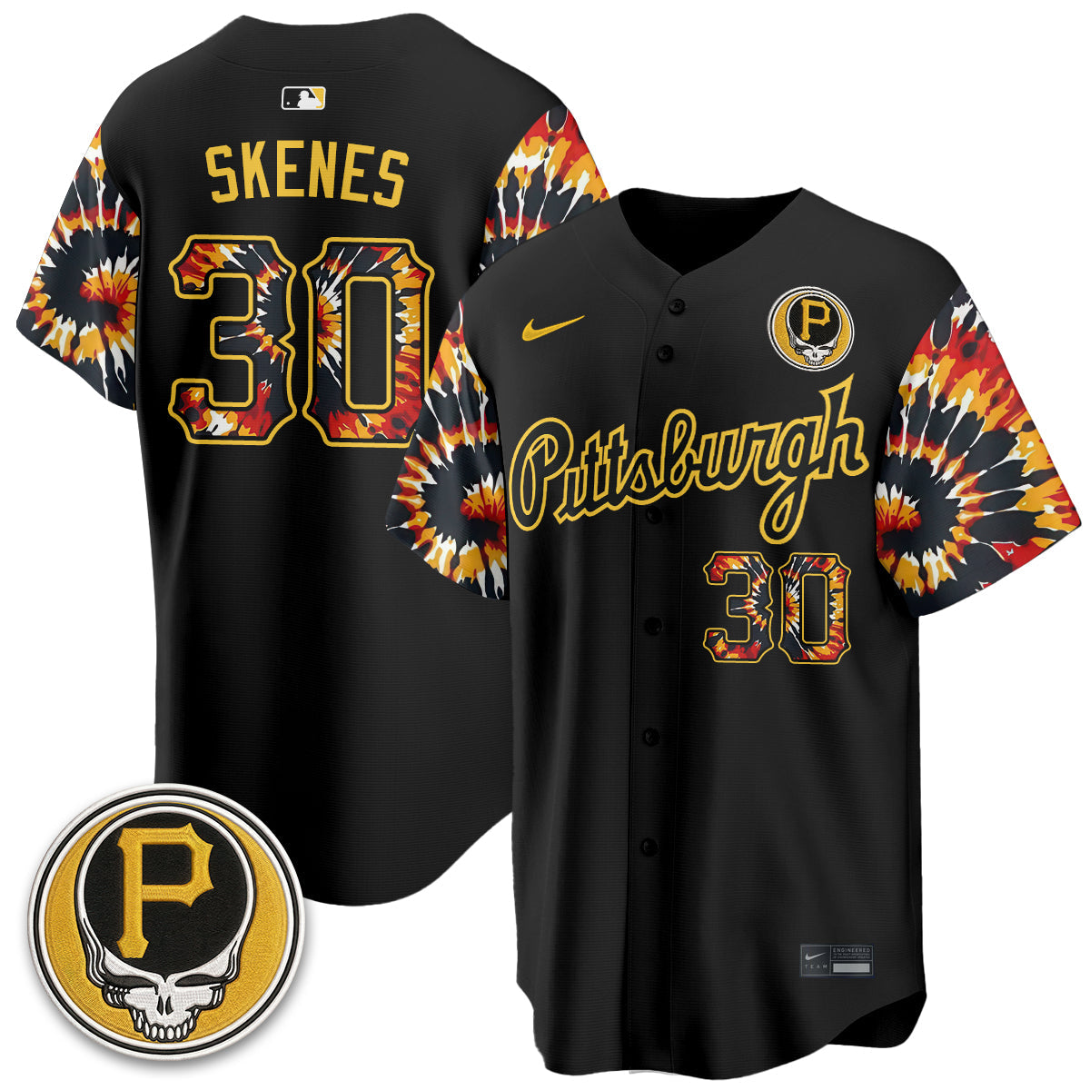 PIT x Grateful Dead Vapor Limited Jersey - Stitched