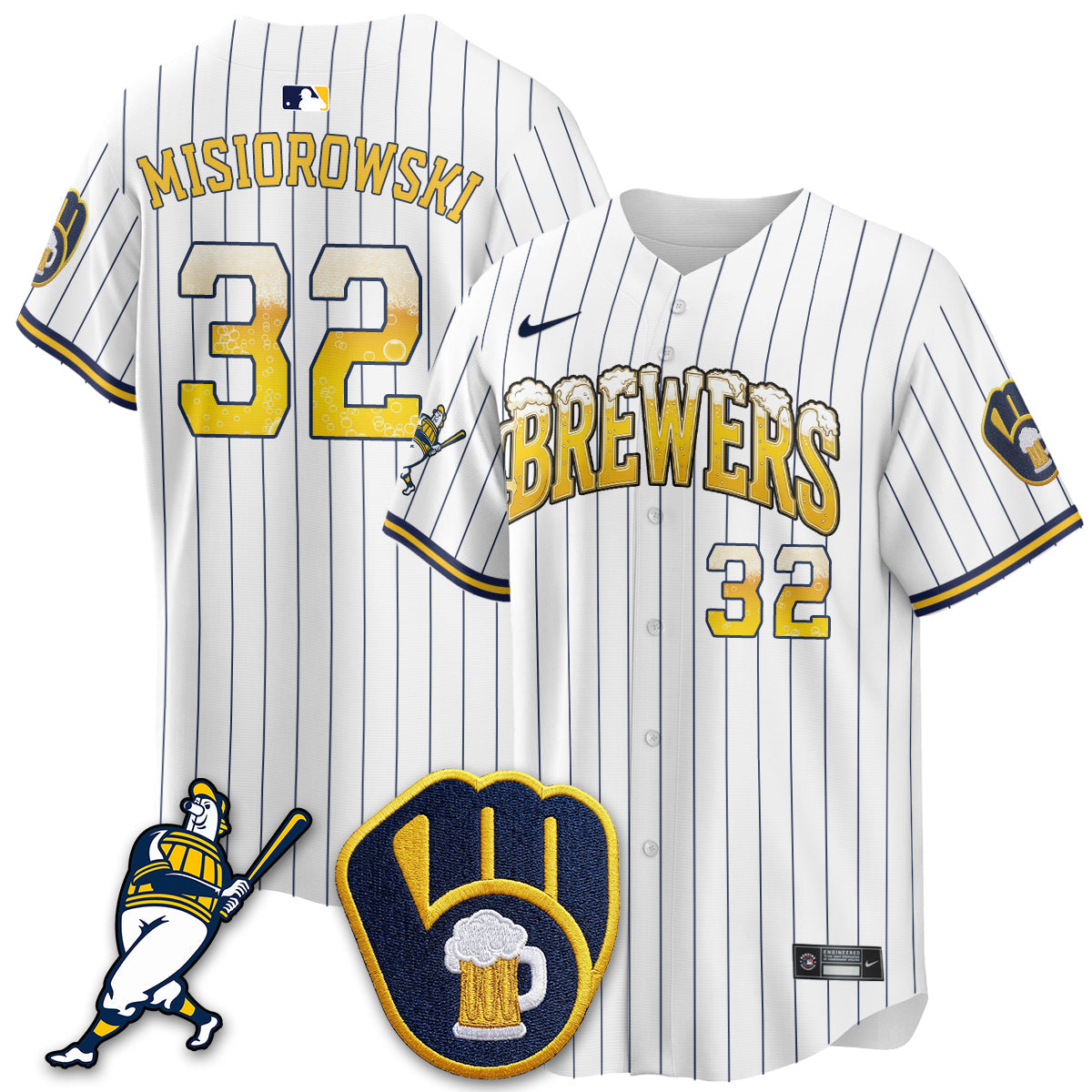 MIL "Pitcher & Pint" Edition Vapor Limited Jersey - Stitched