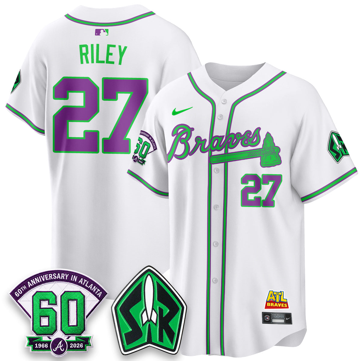 ATL 60th Anniversary Space Ranger Edition Vapor Limited Jersey - All Stitched