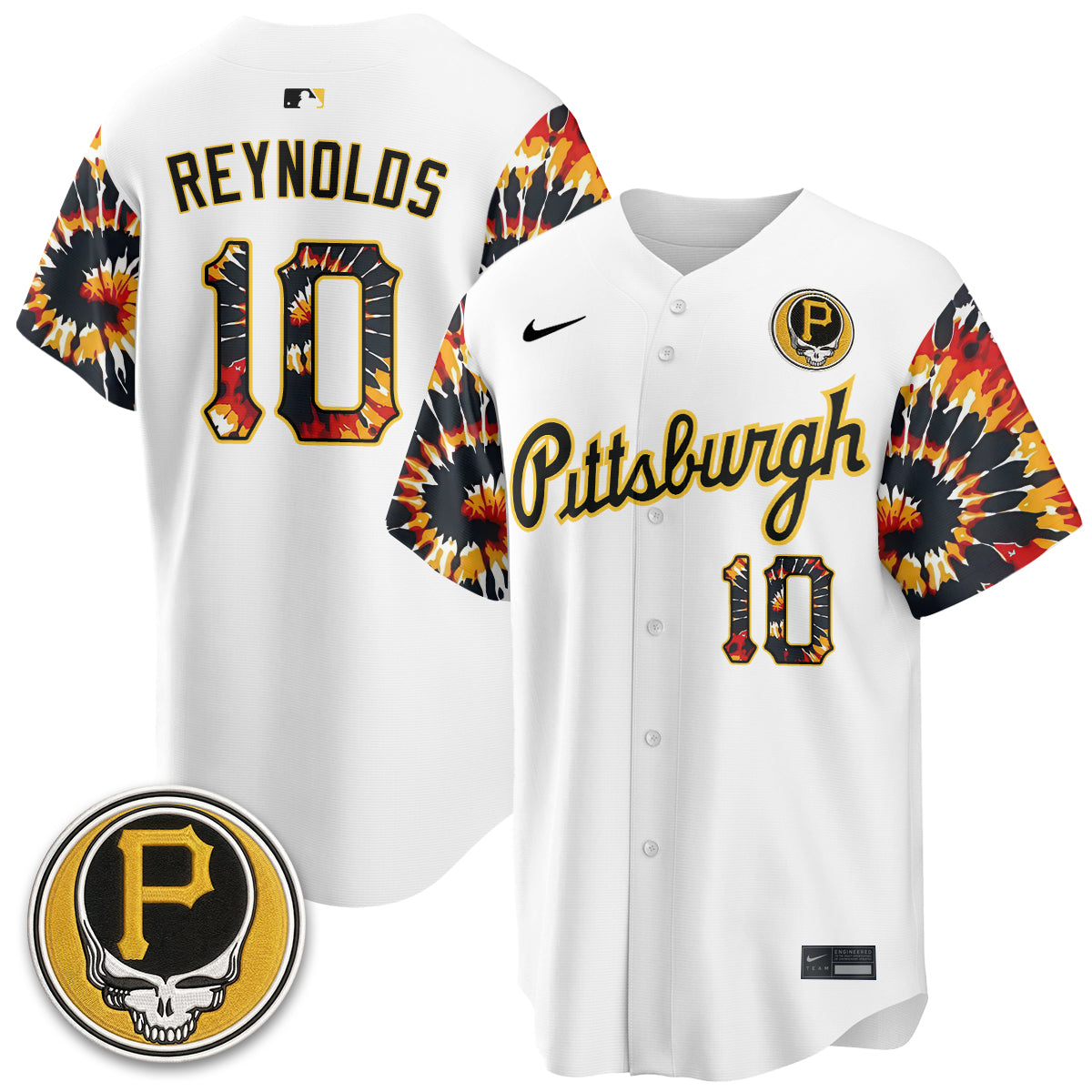 PIT x Grateful Dead Vapor Limited Jersey - Stitched