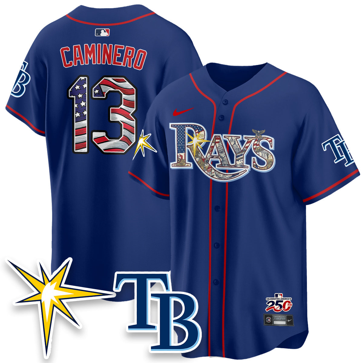 TB 2026 Independence Day USA Vapor Limited Jersey - Stitched