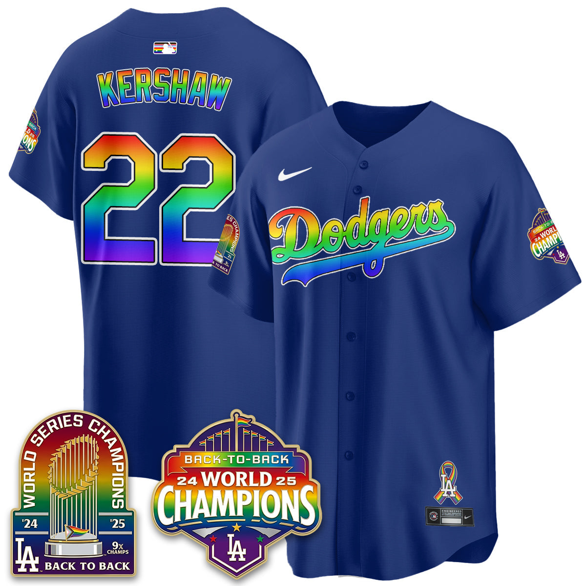 LAD Happy Pride Month Vapor Jersey - Stitched
