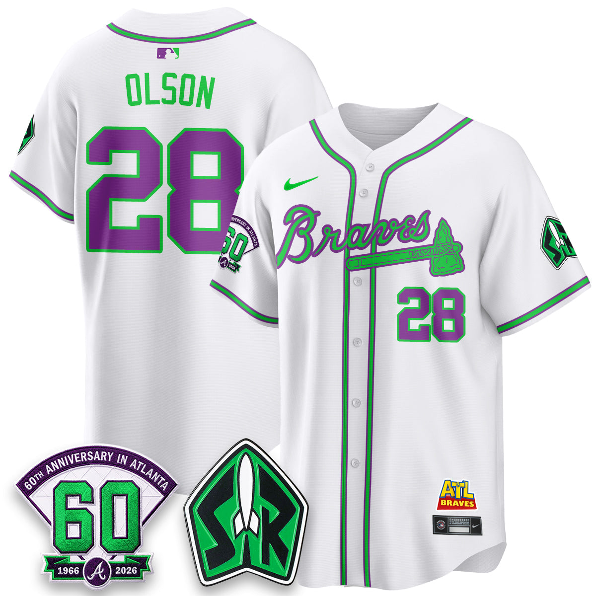 ATL 60th Anniversary Space Ranger Edition Vapor Limited Jersey - All Stitched