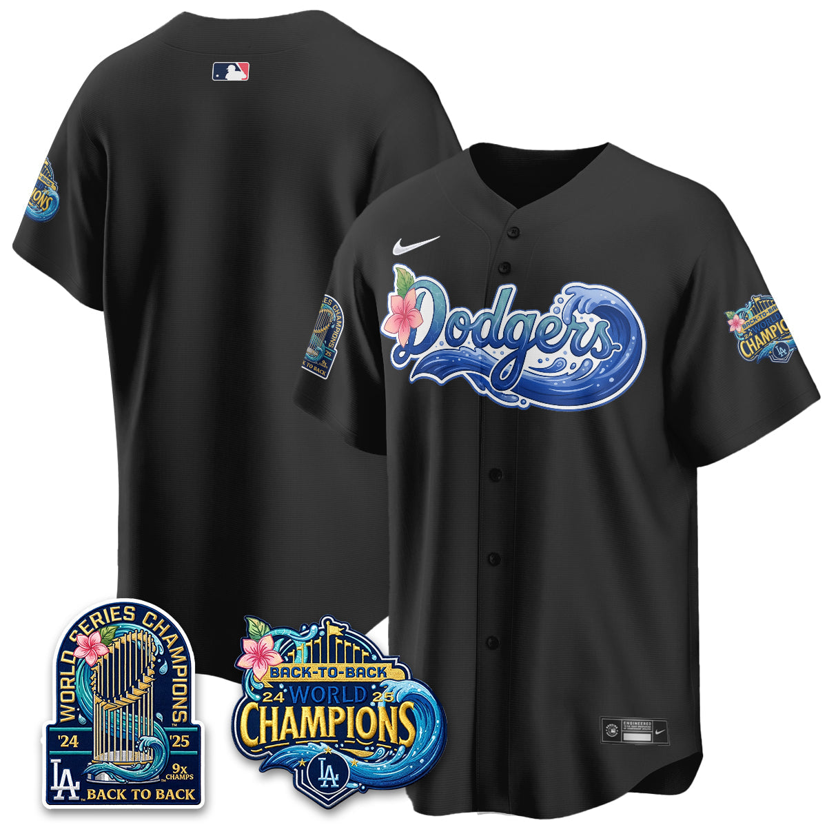 LAD Coastal Vapor Hawaiian Jersey - Stitched