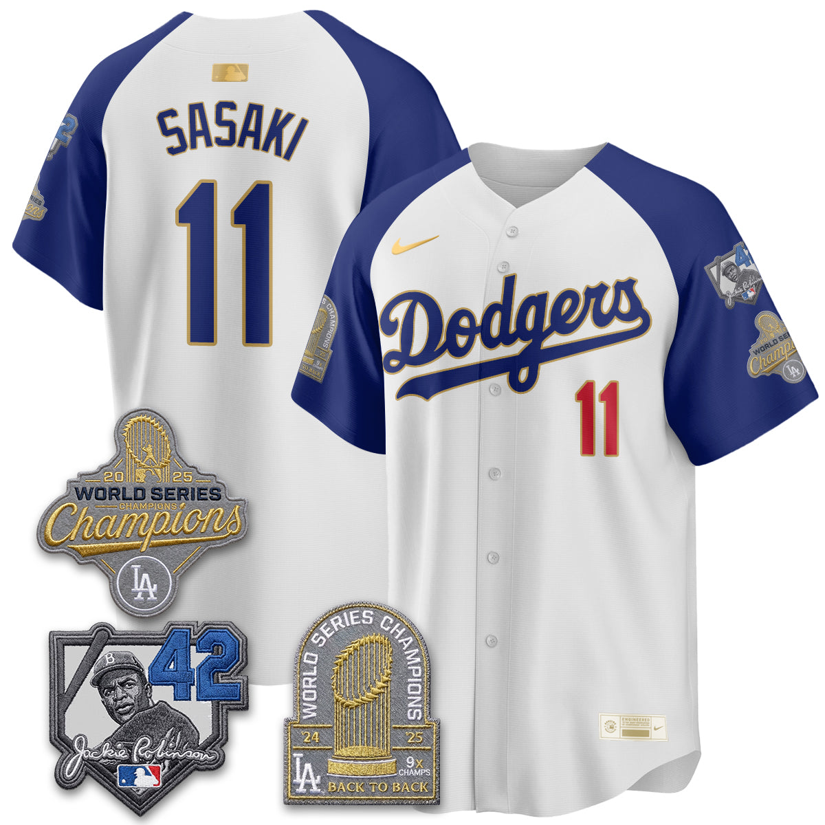 LAD 2026 Jackie Robinson New Era Vapor Limited Jersey - All Stitched